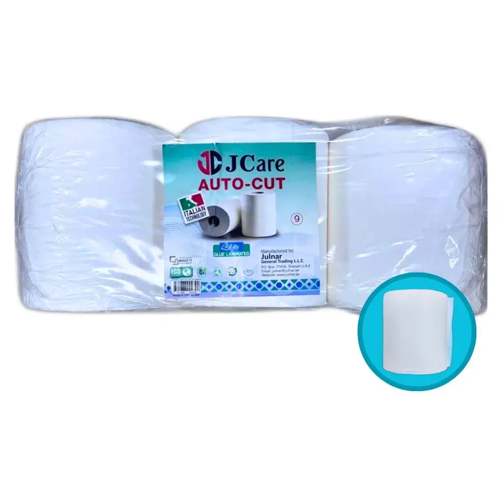 JCARE Maxi Roll Tissue Auto cut 1x6s | Strong & Hygienic Roll