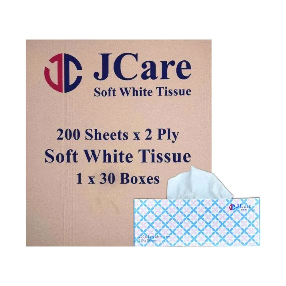 JCARE Facial Tissues - 6x5x200x2ply > Julnar Gen Tr LLC